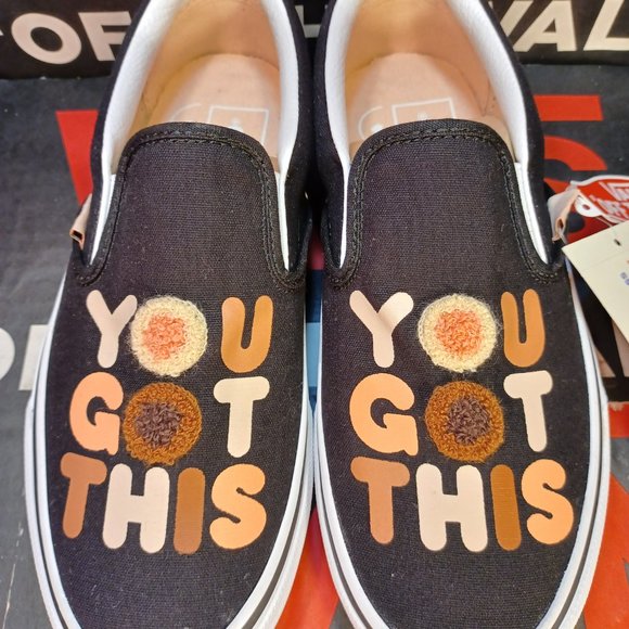 Vans Men's 3.5/Women's 5 Classic Slip-On Breast Cancer Awareness - Picture 2 of 12